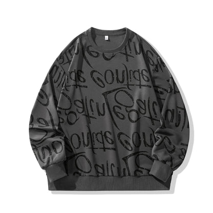 Men's sweatshirt with creative design and soft lining Skorter