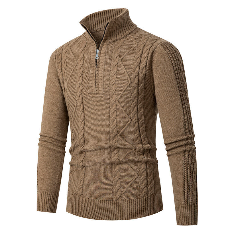 Men's sweater with high collar Skorter