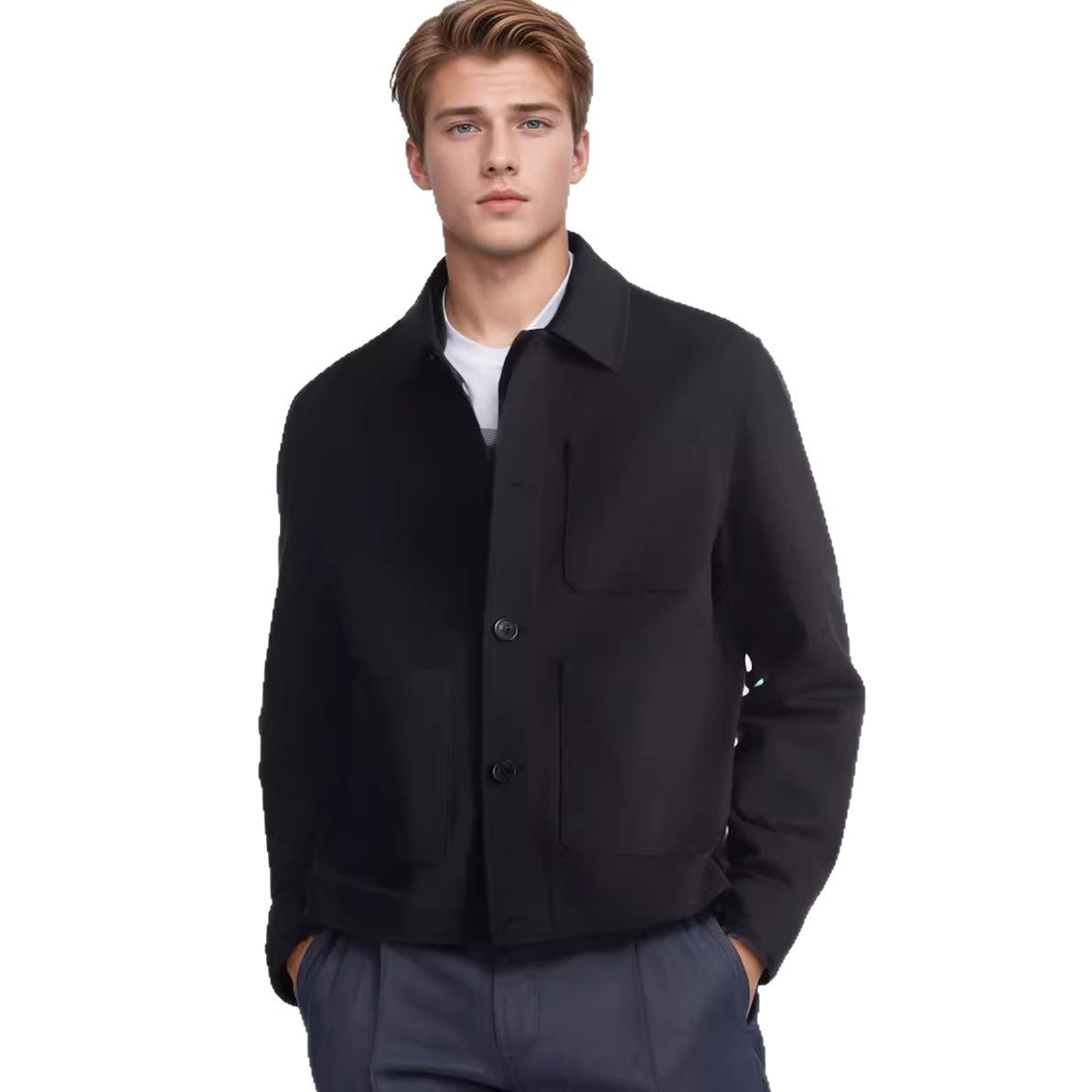 Men's stylish utility jacket with practical pockets Skorter