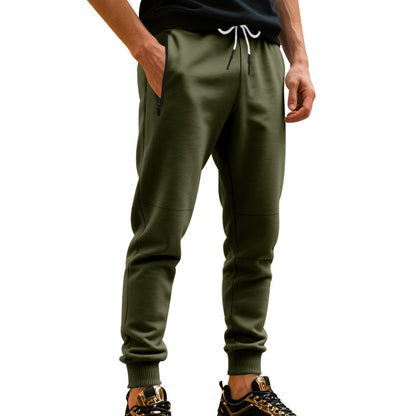 Men's sporty jogging pants with elastic waistband and practical pockets Skorter
