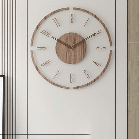 Skorter | Silent Nordic Wood Wall Clock 35 cm