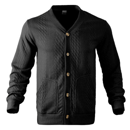 Men's cardigan with modern details and practical pockets Skorter