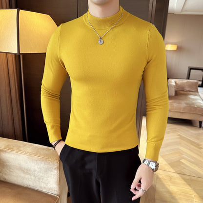 Men's stylish sweater with high collar and elegant fit Skorter