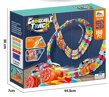 Skorter | Sticky Anti-Gravity Kids Car Track Set