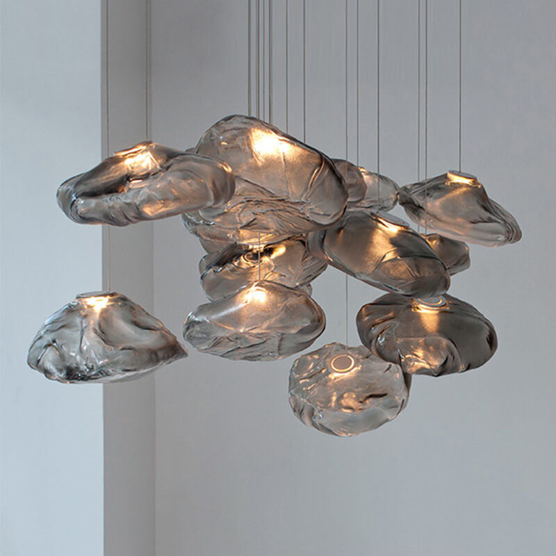 Skorter | CloudNova Glass Pendant Light | Modern Design | Unique Cloud Look | Ambient Lighting