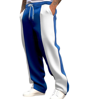 Men's sporty training pants with contrasting details Skorter
