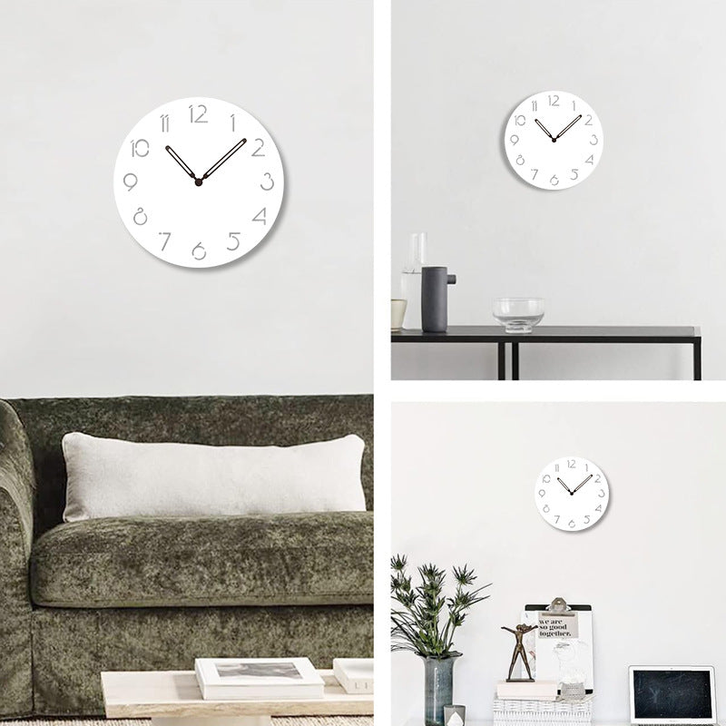 Skorter | Atmospheric LED Light Silent Wall Decor Clock