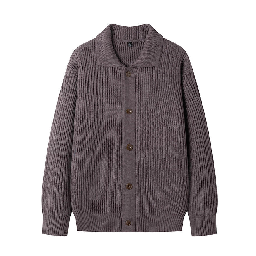 Herrkofta med sportig design och trendig sjalkrage Skorter