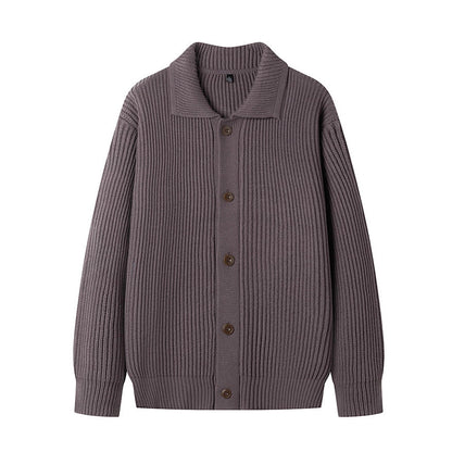 Herrkofta med sportig design och trendig sjalkrage Skorter