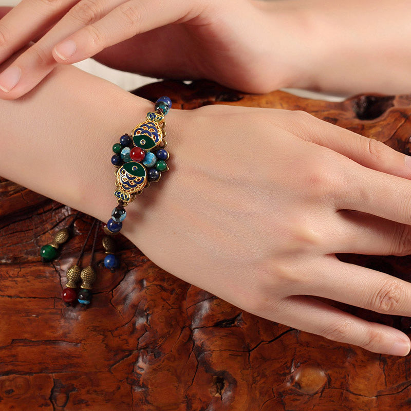 Skorter | Antique Tibetan style bracelet retro ethnic decorations Jewelry