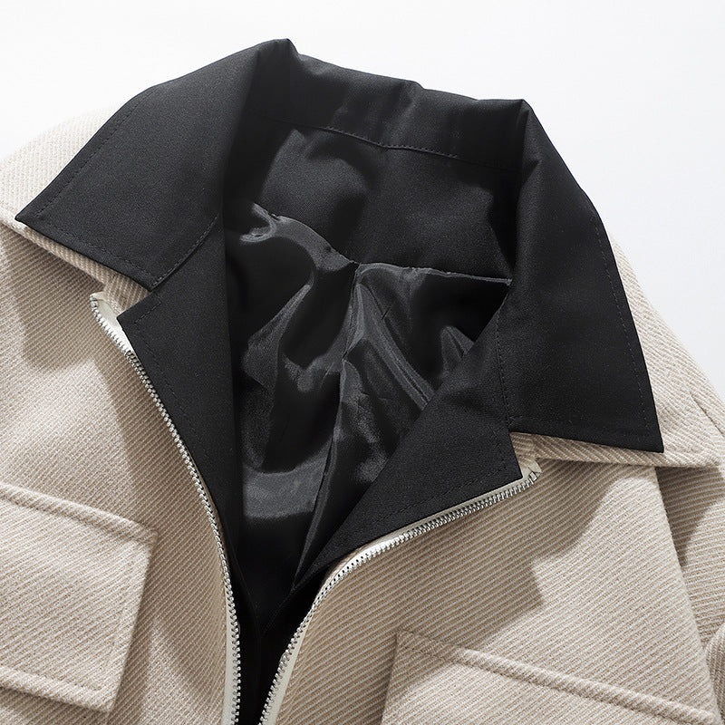 Men's trendy transitional jacket with two practical pockets Skorter