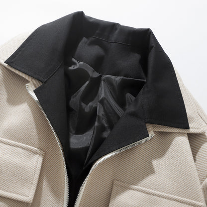 Men's trendy transitional jacket with two practical pockets Skorter