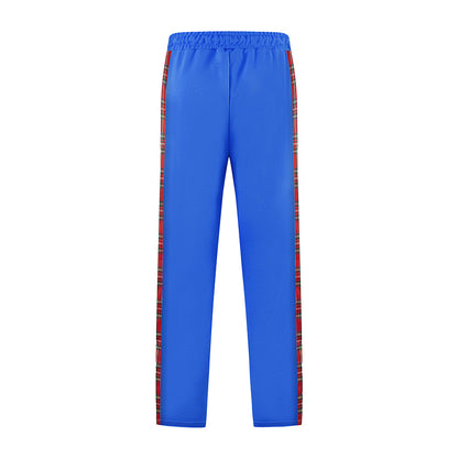 Men's Sporty Jogging Pants with Snap Button Design and Elastic Waistband Skorter