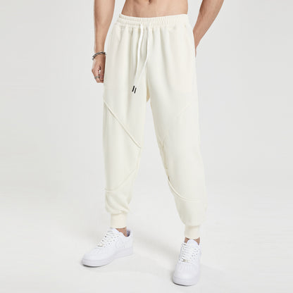 Men's sporty sweatpants with quilted design Skorter