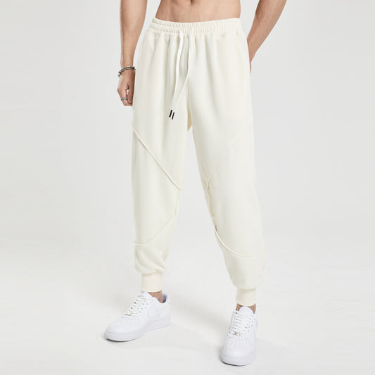 Men's sporty sweatpants with quilted design Skorter
