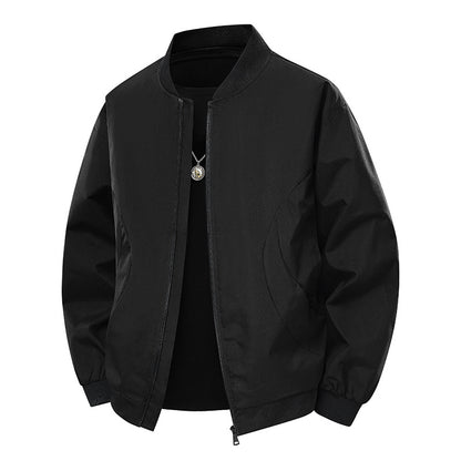 Men's stylish bomber jacket with uncomplicated cut and elastic cuffs Skorter