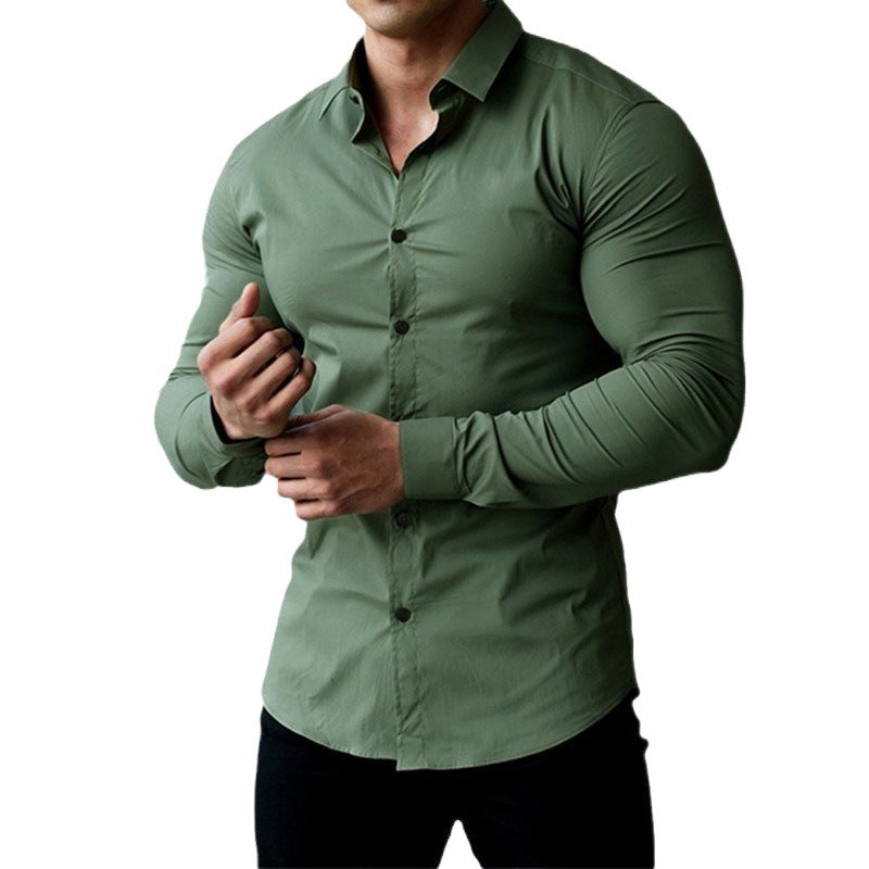 Men's tailored long-sleeve shirt Skorter
