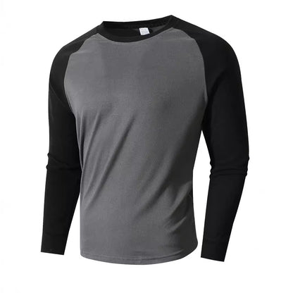 Men's sporty long-sleeve shirt with raglan sleeves Skorter