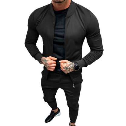 Men's sporty tracksuit with stylish zipper and breathable materials Skorter