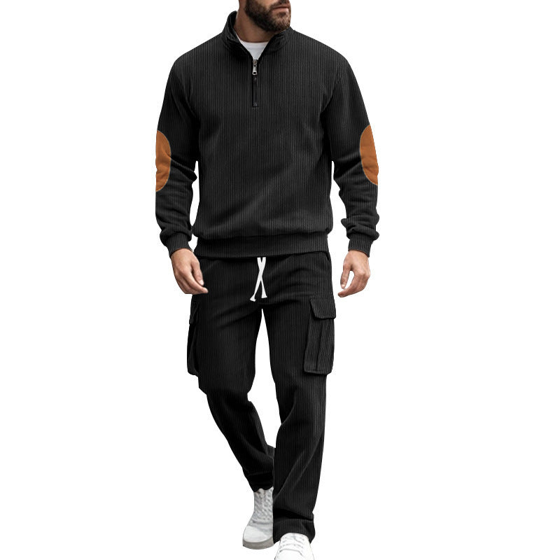Men's sporty leisure set with zipper and practical pockets Skorter