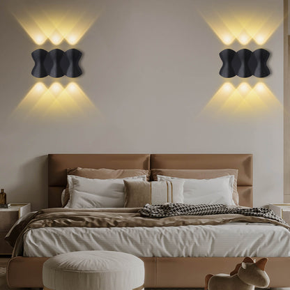 Skorter | Modern minimalist waterproof LED wall lamp in aluminum