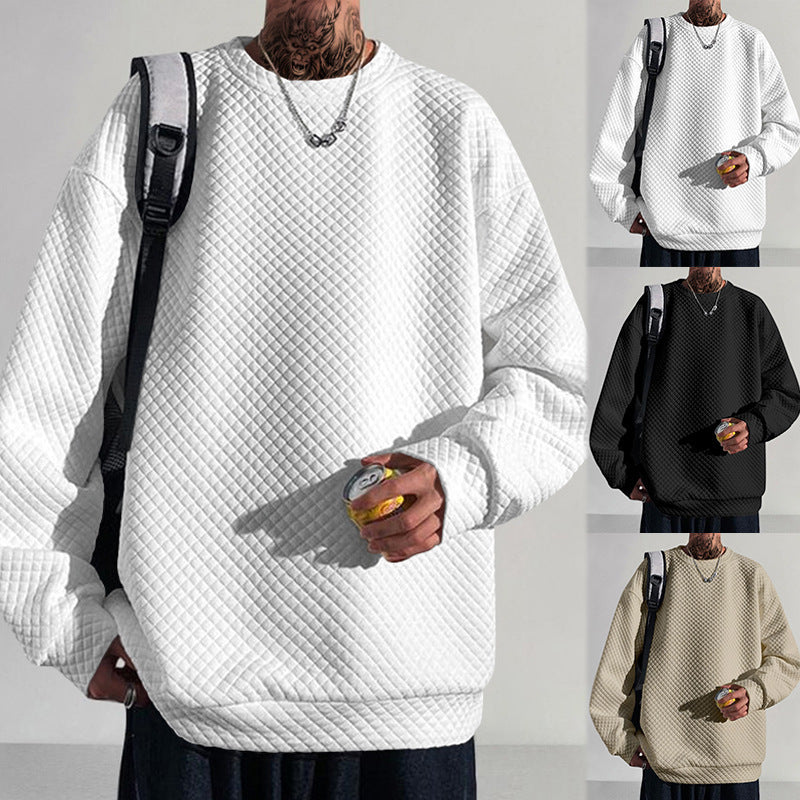 Men's sweatshirt with textured design Skorter