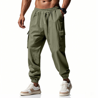 Men's Cargo Jogging Pants with Practical Pockets Skorter