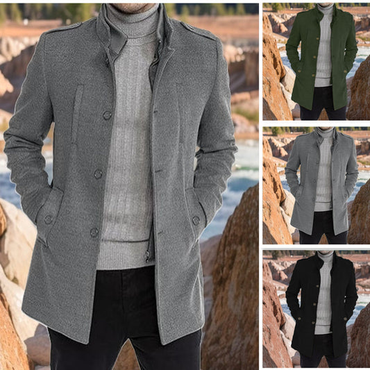 Men's stylish overcoat with practical pockets Skorter