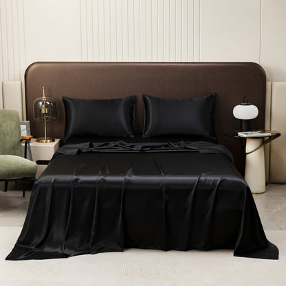 Skorter | Cooling Silky Satin Bed Sheet