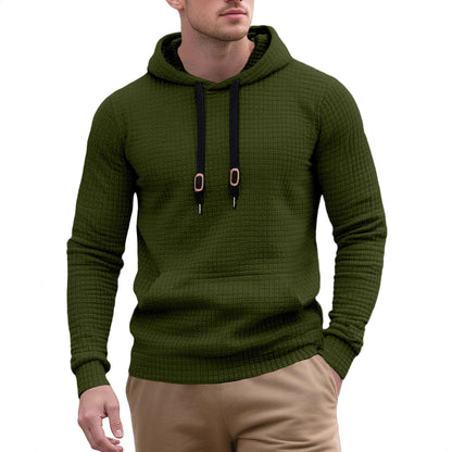 Men's stylish hoodie with textured design Skorter