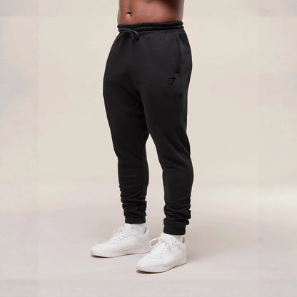 Men's Sporty Sweatpants with Elastic Waistband and Breathable Material Skorter
