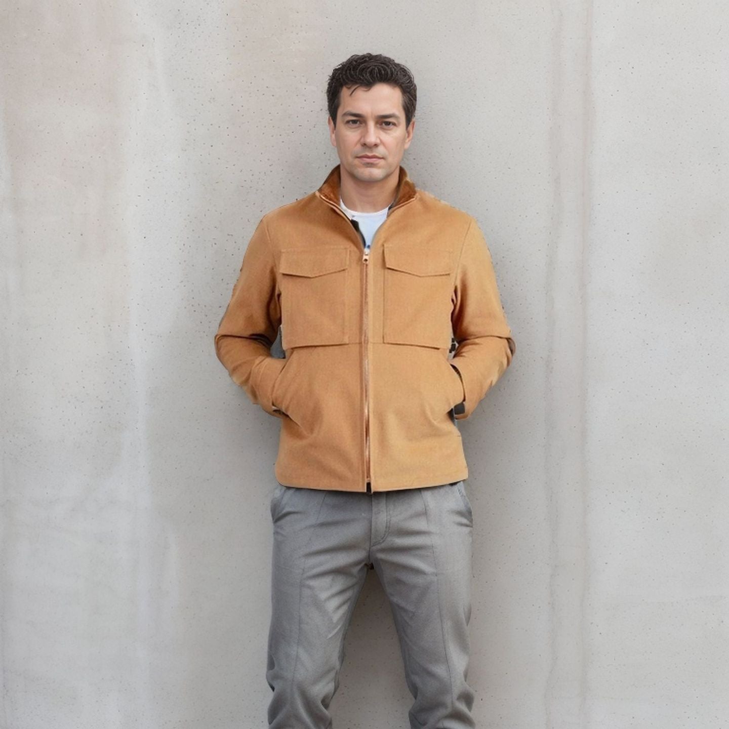 Men's utility jacket with practical pockets and modern design Skorter