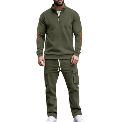 Men's sporty leisure set with zipper and practical pockets Skorter