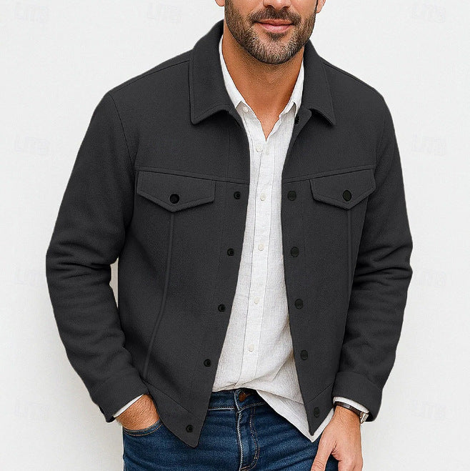 Men's stylish utility jacket with padded pockets Skorter