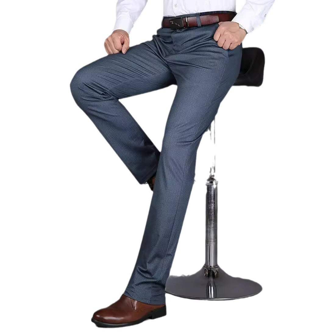 Men's High Quality Fabric Trousers in Elegant Cut Skorter
