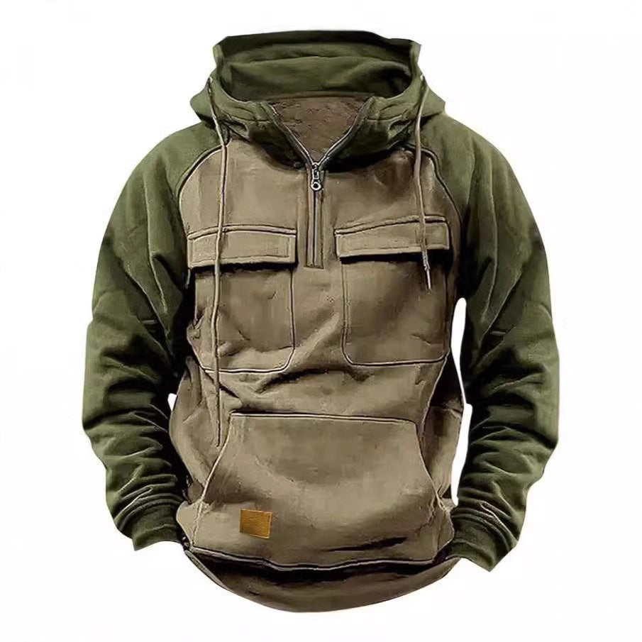 Men's stylish hoodie with functional pockets Skorter