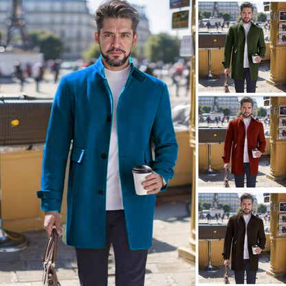 Men's stylish leisure coat with practical pockets and elegant cut Skorter