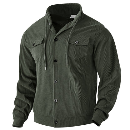 Men's transitional jacket with practical pockets and adjustable collar Skorter