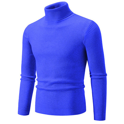 Men's turtleneck sweater made of fine ribbed material Skorter