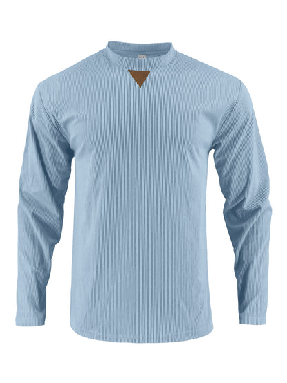 Men's sporty long-sleeve shirt with innovative texture design Skorter