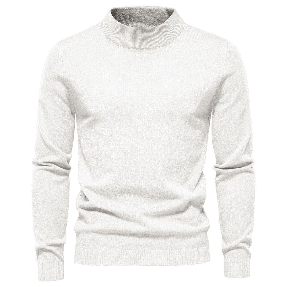 Men's stylish turtleneck sweater made of soft merino wool Skorter