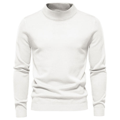 Men's stylish turtleneck sweater made of soft merino wool Skorter