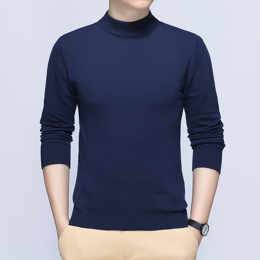 Men's stylish turtleneck sweater made of soft cotton blend Skorter