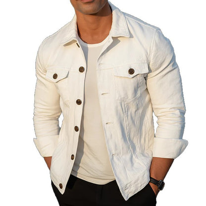 Men's stylish cotton jacket with practical pockets Skorter