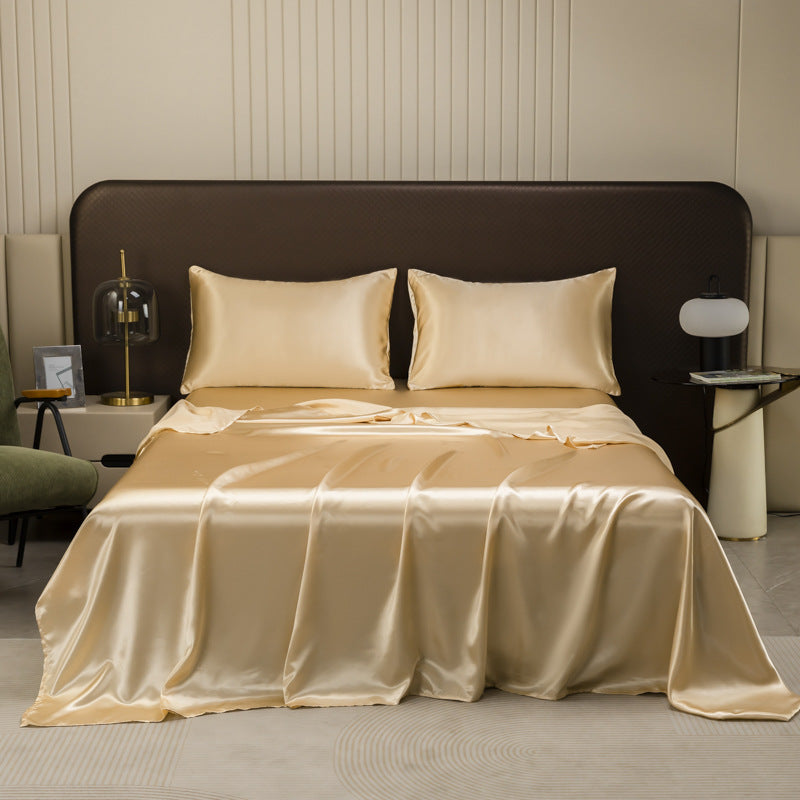 Skorter | Cooling Silky Satin Bed Sheet