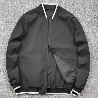 Men's quilted jacket with contrast collar Skorter