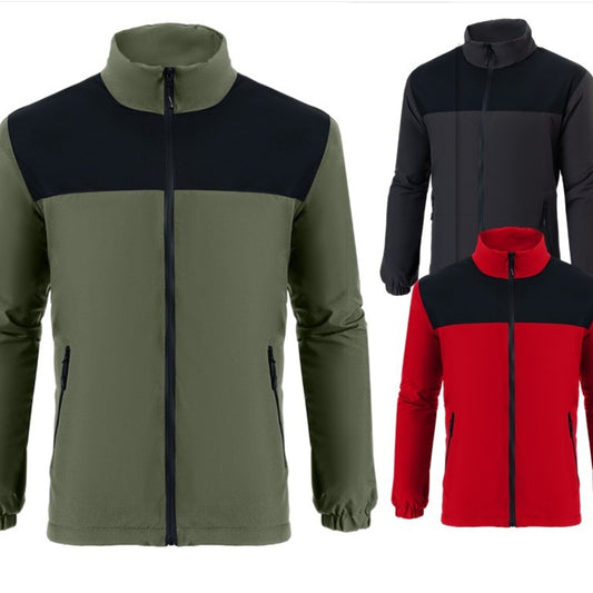 Men's transitional jacket with high collar and heat-insulating properties Skorter