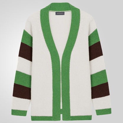 Men's cardigan with modern color block design Skorter