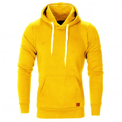 Men's hooded sweater with a fashionable cut and casual lining Skorter