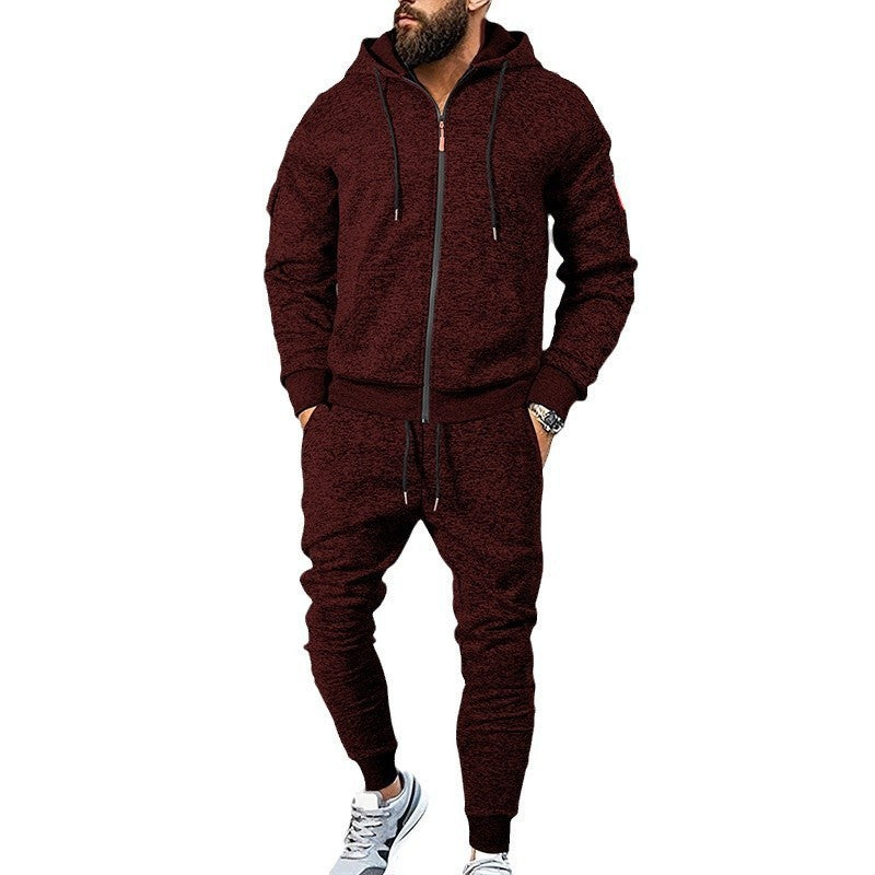 Men's stylish tracksuit set with hoodie and jogging pants Skorter